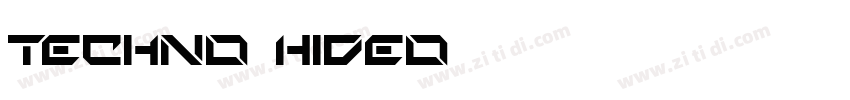Techno Hideo字体转换